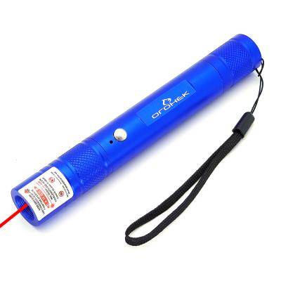 Лазерная указка Огонек OG-LDS25 (200 mW, красный луч, аккум, USB) синий