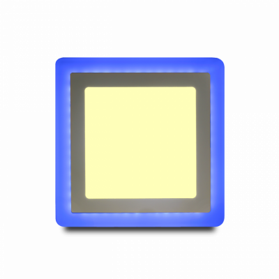 Накладной (LED) Светильник Квадрат с подсв. DLB (SBLSq1-DLB-18-3K-B)Smartbuy-18W/3000K+B/IP20