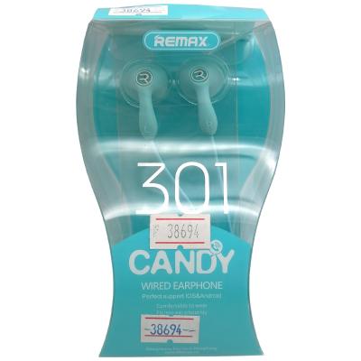 Наушники-гарнитура Remax RM-301 CANDY, синий