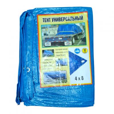 Тент укрывной 4*8м, 55 гр/м2 (фактич 3,52*6,60)