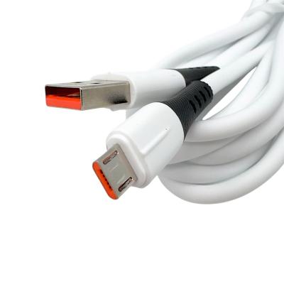 Кабель USB - micro USB, 2,0м, Ugetus X82, силикон, белый