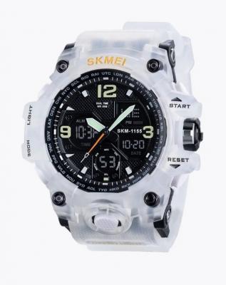 Часы наручные Skmei 1155 белый (white)