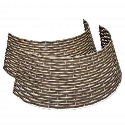 Плетеная корзина для елки ротанг, Кукуруза, цвет Орех, 2XL