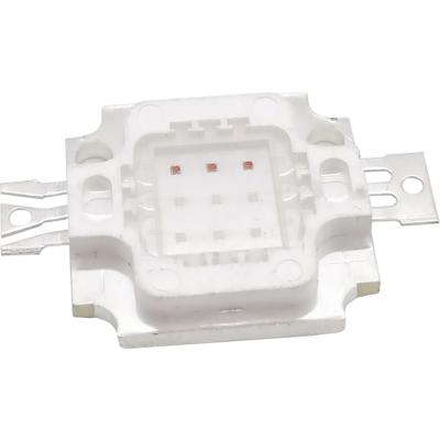 Светодиод 10W RGB (Uпит=10-12V, 900mA, 700lm) 