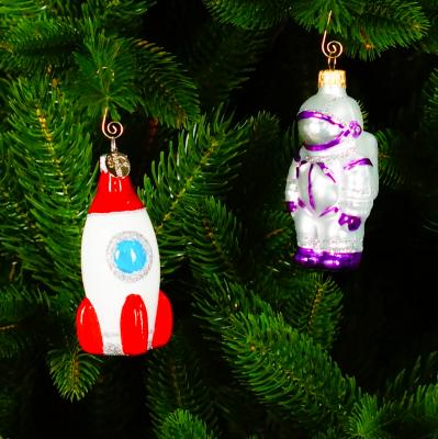 Игрушка ёлочная, НАБОР, 2шт Космический /НФ-2214