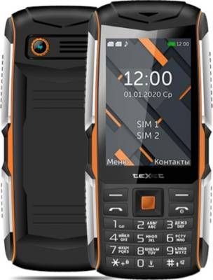 Мобильный телефон teXet TM-D426 защищенный, черно-оранжевый**
