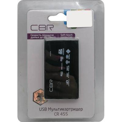 Картридер CBR CR-455 USB 2.0, All-in-one, SDHC