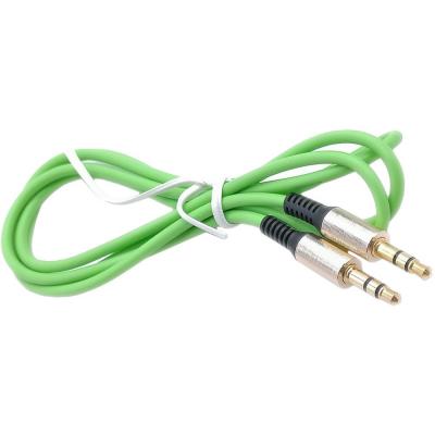 Jack 3,5mm - Jack 3,5mm 1,0м stereo Belsis BS3018, зеленый