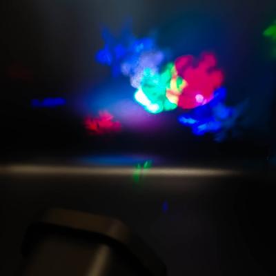 Световая установка Огонёк OG-LDS13 уличная (RGB 4.2Вт,IP44, 12 слайдов) черный
