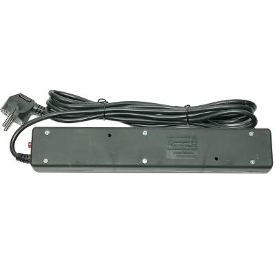 Сетевой фильтр Power Cube, 3.0м,  5 розеток, черный (SPG-B-10-BLACK)***