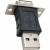 Переходник гн.USB A - шт.USB A на корпус /47171