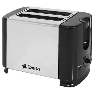 Тостер DELTA DL-61 (700 Вт, 2 ломтика, таймер) черный