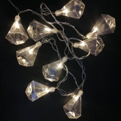 Гирлянда нитевая, 2м, 10LED, Фонарики, тепл.