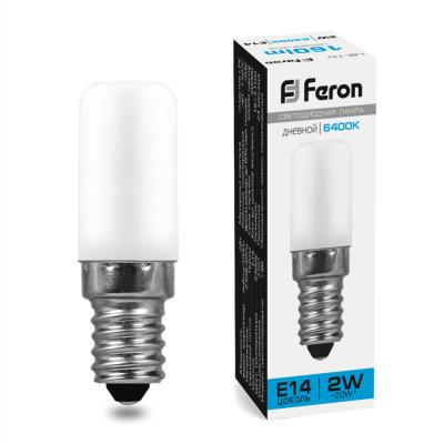 LED лампа 2W/6400K/E14, для холодильников, LB-10 /25988/