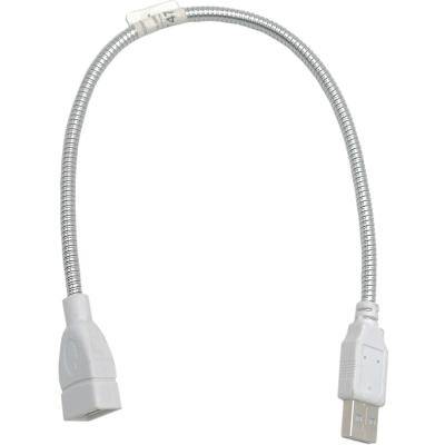 Гибкий металлический USB удлиннитель-держатель для USB светильников, 300 мм. /99075/