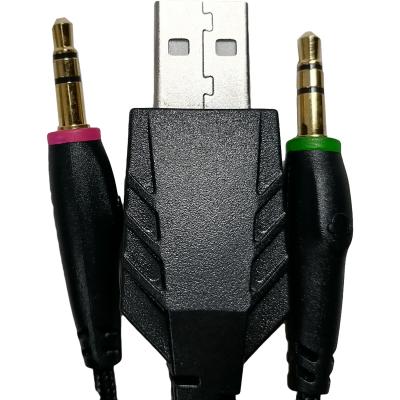 Игровая гарнитура SmartBuy RUSH AMBITION, RGB мет 50мм динам, черн/син(SBHG-6100))***