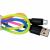 Кабель USB - micro USB, 1,0м, Smartbuy, в ткан. оплетке Acid, <2A, градиент (iK-12ARbox p-y)***