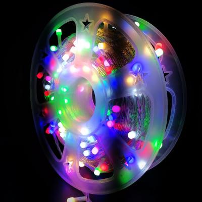 Гирлянда катушка, 50м, 240LED, 8mm, New, RGB, П.П. LX-243