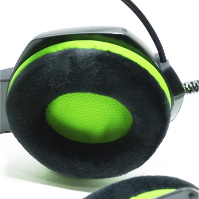 Полноразмерная игровая гарнитура SmartBuy RASH VIPER, перех. д/ПК, велюр, черн/зелен (SBHG-2100)