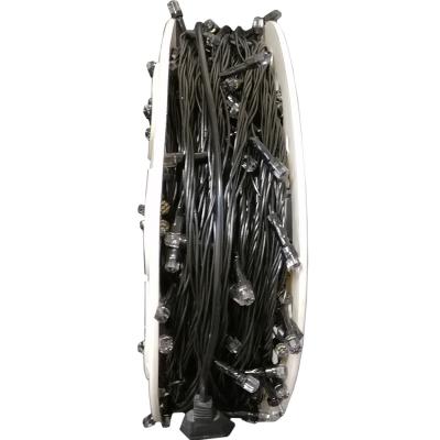 Гирлянда катушка, 100м, 480LED, 8mm, граненый, т.бел. LX-128/236