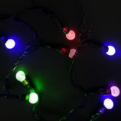 Гирлянда нитевая, 4м, 40LED, RGB, ШАР рифл, Ч.П. LX-3-30