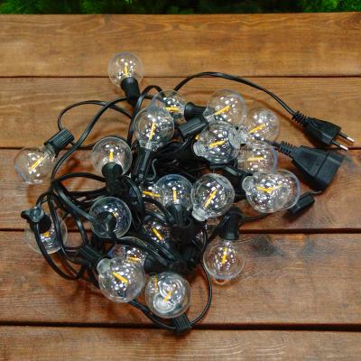 Гирлянда белт-лайт, уличная, 7.5м, 25LED mini, т.бел, лампы в компл