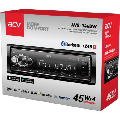 Автомагнитола ACV AVS-946BW, 24V, Bluetooth/USB/SD/FM