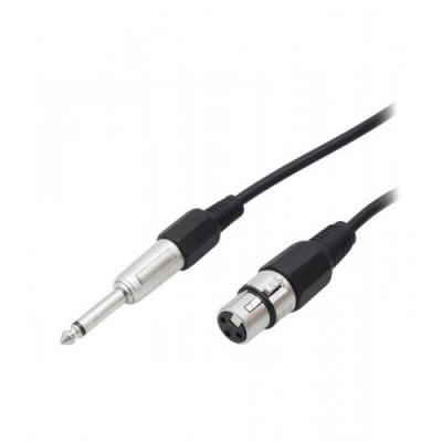 Кабель XLR гн. - 6,3 шт. моно, 3,0м