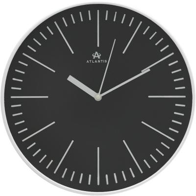 Часы настенные Atlantis 2612TE-D  черный (black)