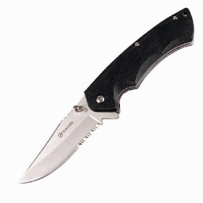 Нож складной Ganzo G617, туристический, черный