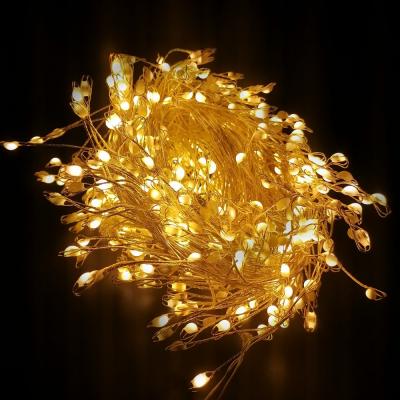 Гирлянда провол. 15м, 600LED, т.бел. капли макро, 8 функций, Luca Snake Light /88113/