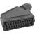 Гнездо SCART Скарт-21 9мм пл-мет APP-101