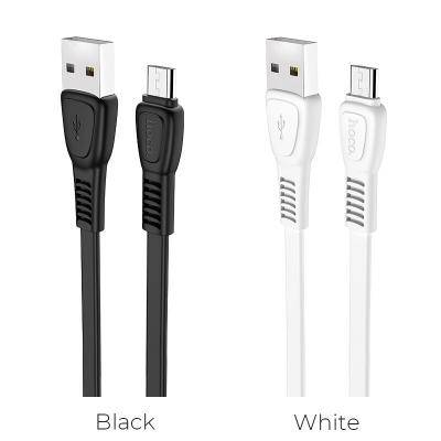 Кабель USB - micro USB, 1,0м, HOCO X40 Noah, белый