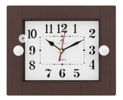 Часы настенные Atlantis TLD-6065A коричневый (brown)