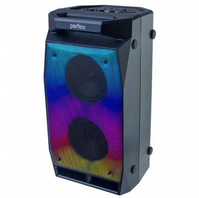 Активная колонка PERFEO SPIN, 50W, EQ, AUX, microSD, USB, BT, 1MIC