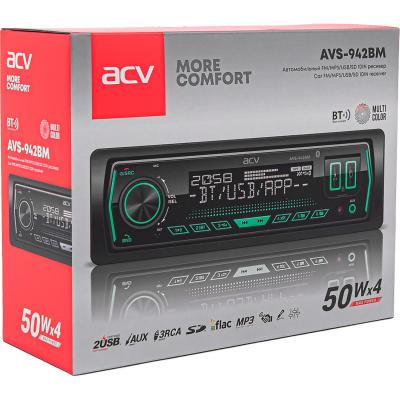 Автомагнитола ACV AVS-942BM Bluetooth/2USB/SD/FM
