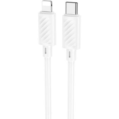Кабель Type C - Lightning 8pin, 1,0м, HOCO X88 Gratified, 3.0А PD, ПВХ, белый