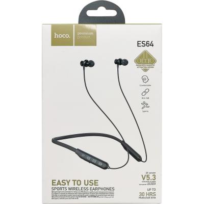 Беспроводные наушники HOCO ES64 Easy Sound, bluetooth, с дугой, черный