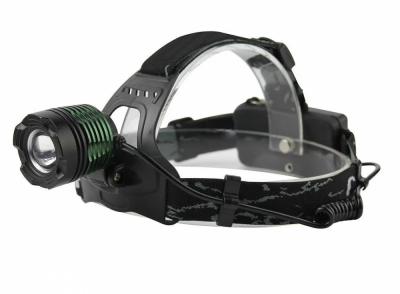 Фонарь налобный NICEDEVICE ND-V14, ZOOM, 2*18650