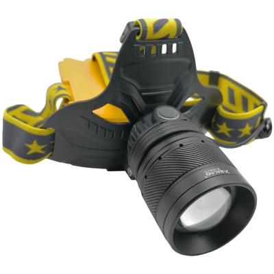 Фонарь налобный Bailong BL-W648-P50, 4 режима, ZOOM, 3*18650, кабель microUSB