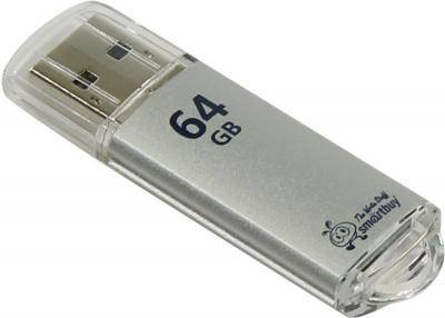 USB 3.0 накопитель Smartbuy 64GB V-Cut Silver(SB64GBVC-S3)