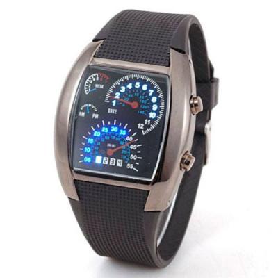 Часы LED Спидометр CH-1074 (CR2016)