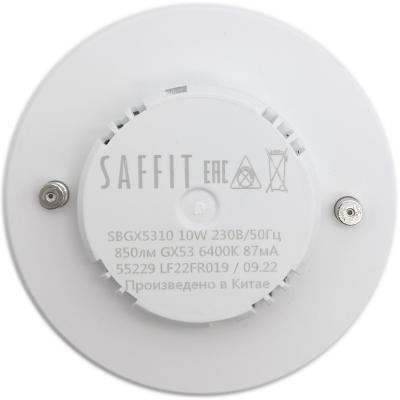 LED лампа GX53/10W/6400, SAFFIT /55229/