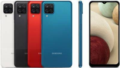 Смартфон Samsung Galaxy A12 SM-A125F/DS  3/32Gb, синий (BL)