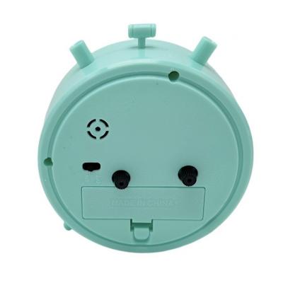 Часы-будильник PERFEO Quartz PF-TC-015, круглые, 9,5 см, синий