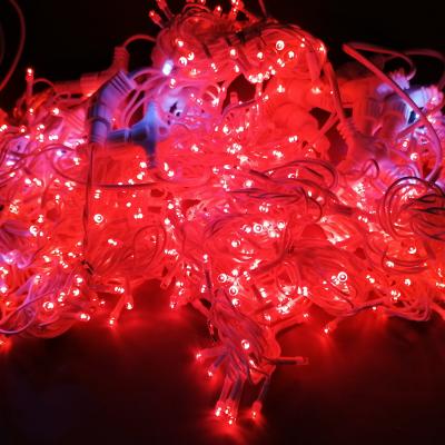 Гирлянда дождь, уличная, 3,0м/3,0м, 600LED, красн. бел., Б.П., LX-29