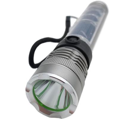 Фонарь ручной Boruit RJ-0800, CREE 1*XPE, 3Вт, 180lm, 1*18650, solar/USB/PowerBank