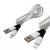 Кабель USB - Lightning 8pin, 2,0м, Ugetus R82, силикон, белый (без упаковки)