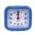 Часы-будильник PERFEO Quartz PF-TC-004, прямоугольные, 8*7,5 см, синий