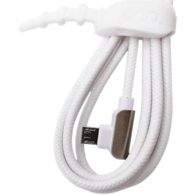 Кабель USB - micro USB, 1,2м, HOCO U42 Exquisite steel, белый